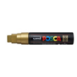Uni Posca Permanent Paint Marker 15.0mm Extra-Broad Chisel Gold PC-17K